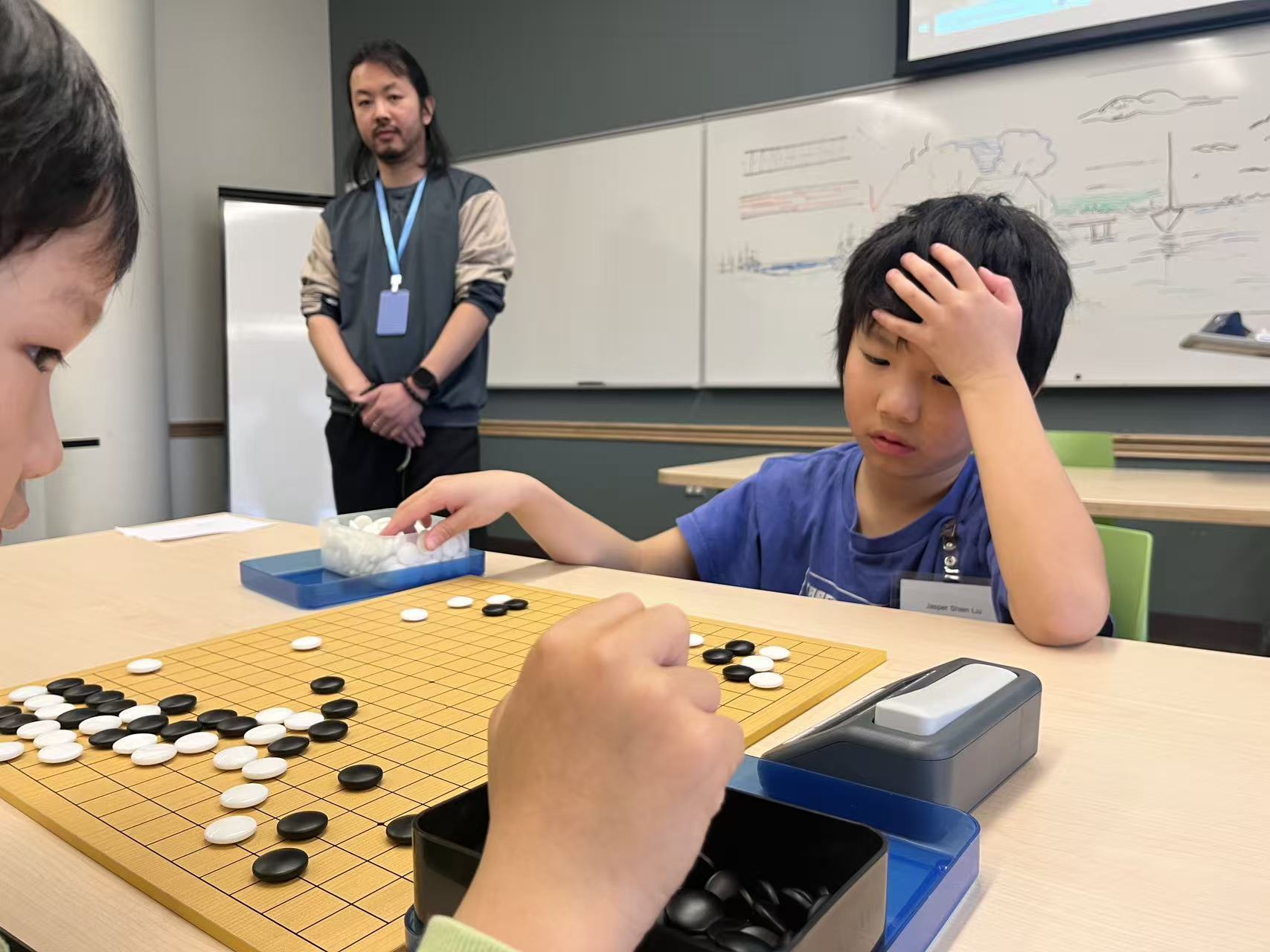 A tournament game at the Canadian Open